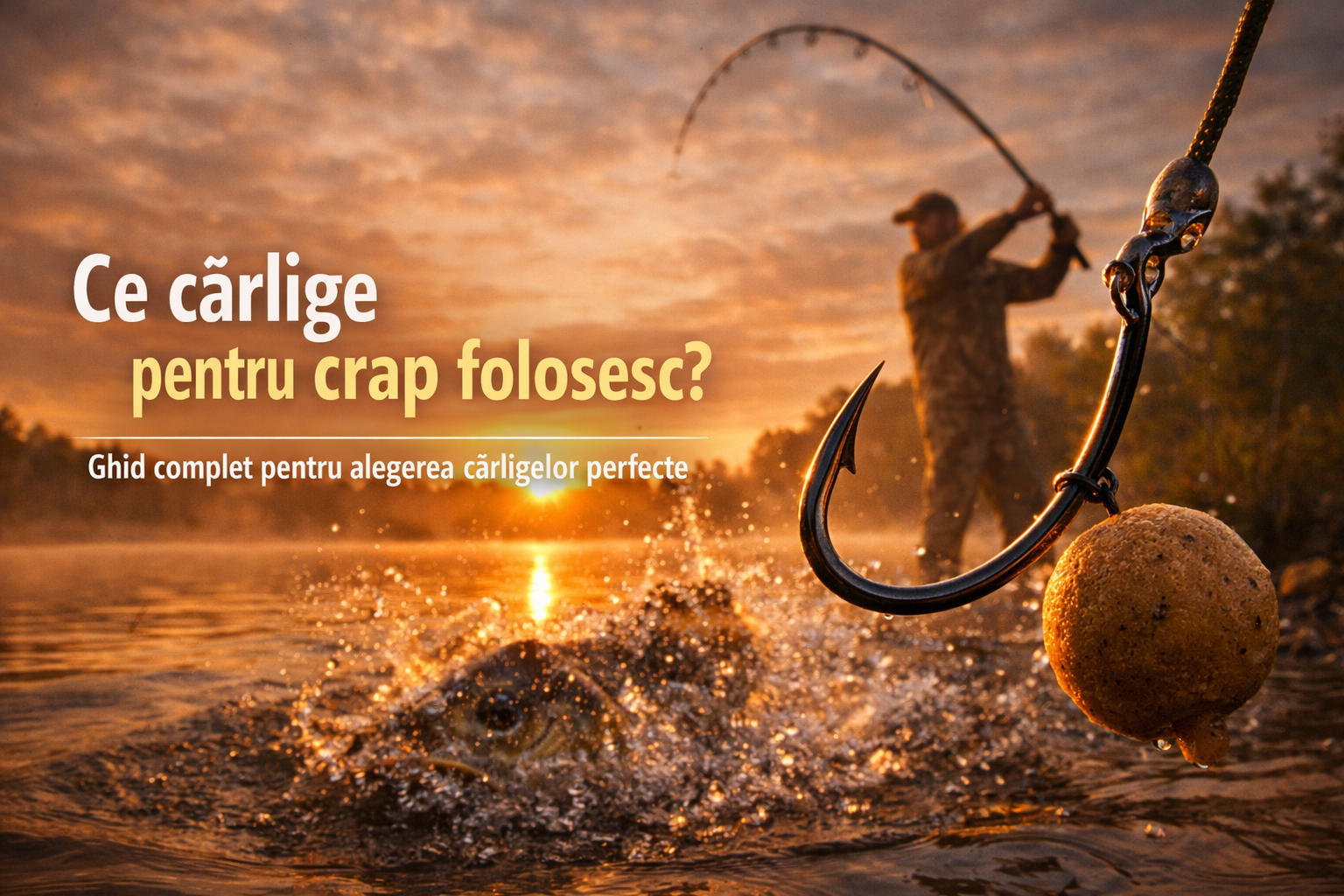 Ce cârlige pentru crap folosesc corect