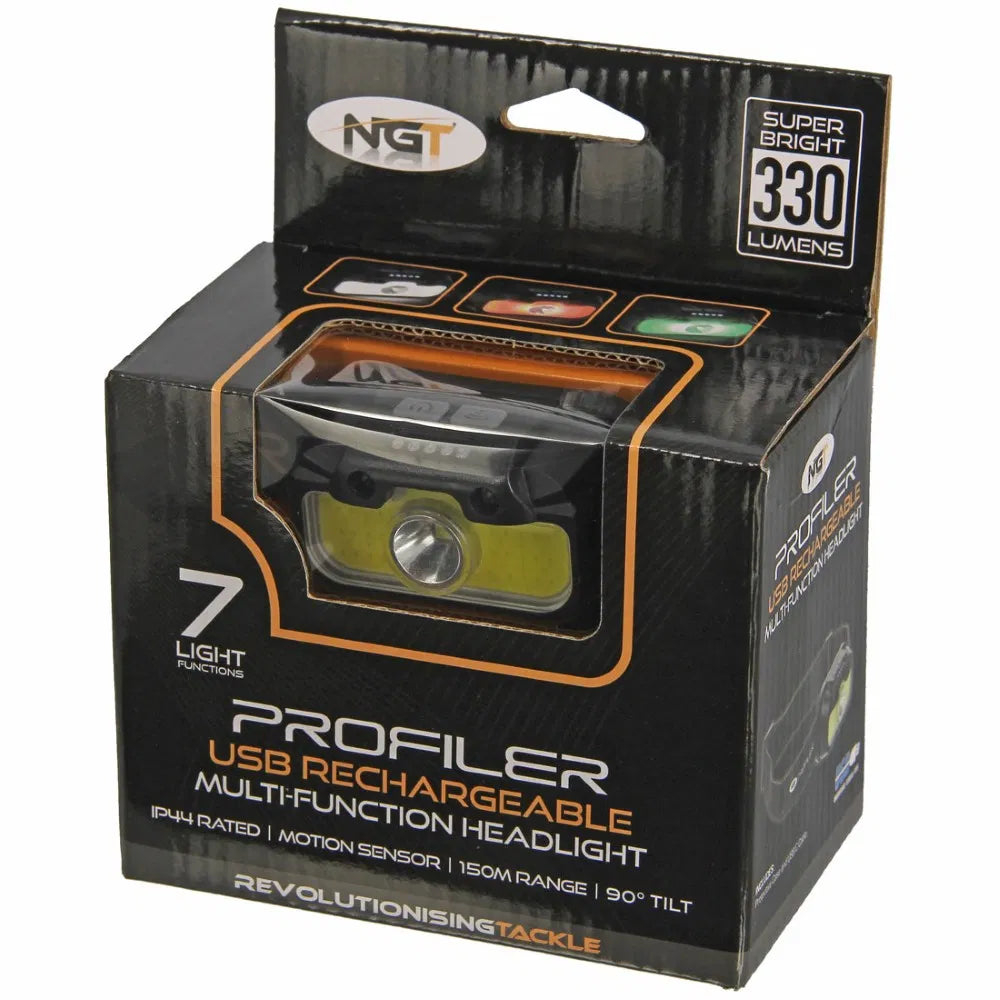 Lanternă Frontală NGT Profiler Headlight - 330 Lumeni