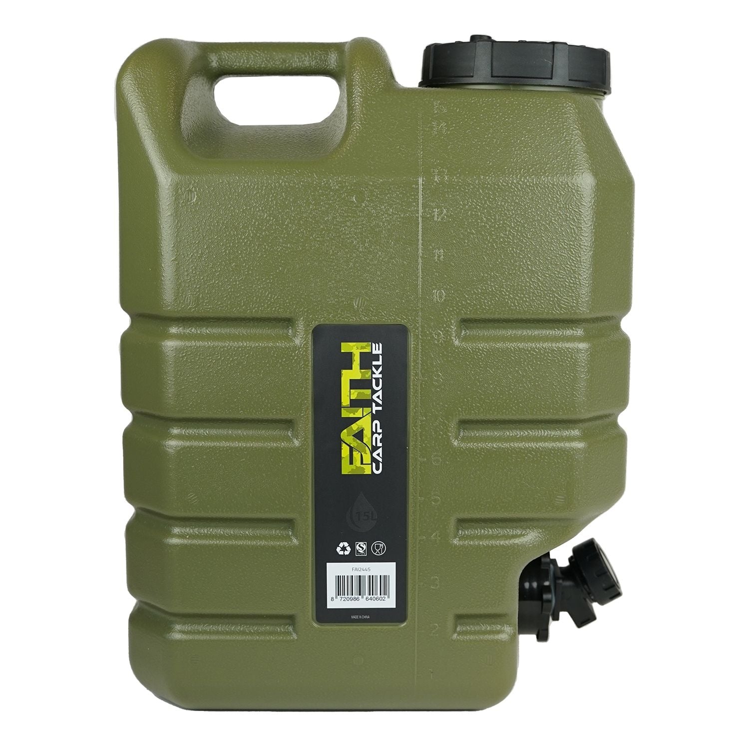 Faith Jerrycan - 15ltr - 31x21x35.5cm Polyuretan