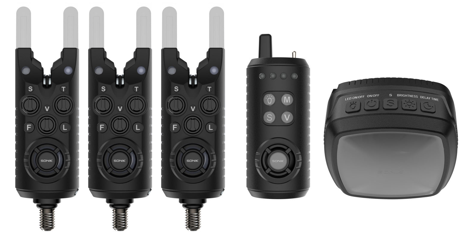 Sonik Gizmo2 Alarm Set + Bivvy Lamp