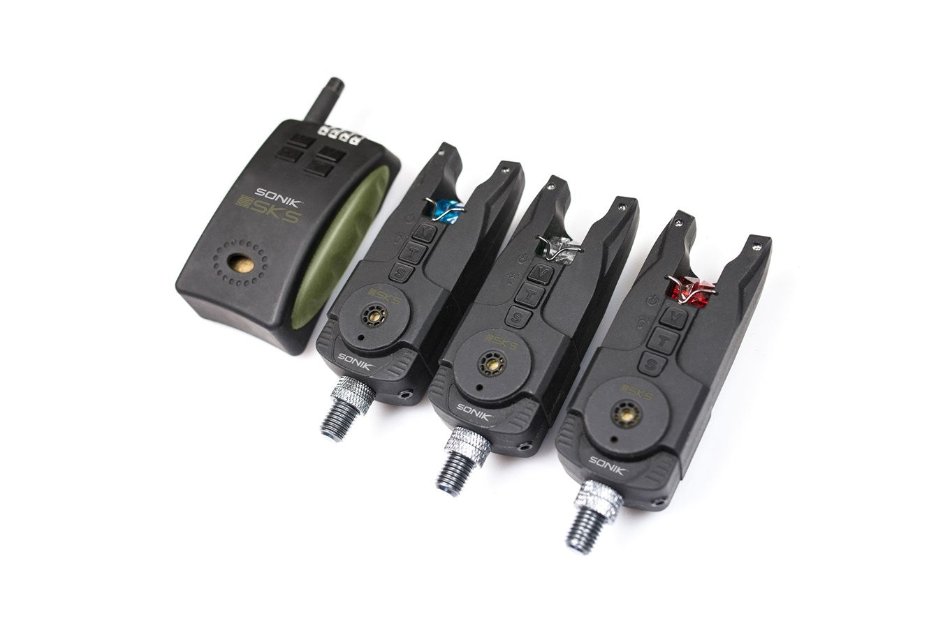 Sonik SKS Bite Alarm Set 3+1 + Bivvy Lamp