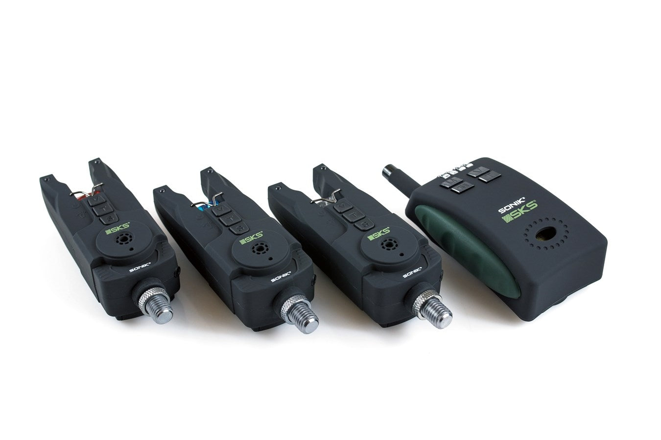 Sonik SKS Bite Alarm Set 3+1 + Bivvy Lamp