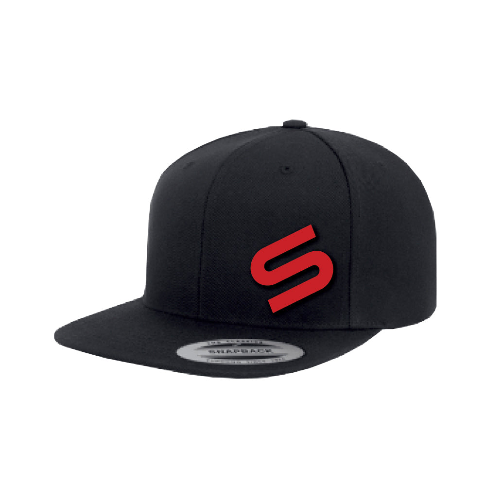 Sonik Black Snapback Icon Cap