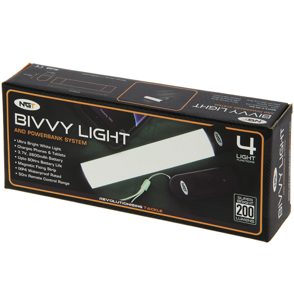 NGT Bivvy Light Large USB Rechargable 2600mah