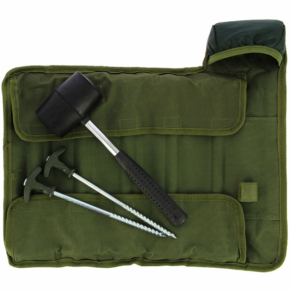 NGT Bivvy Peg Set 10 x 20cm and Mallet