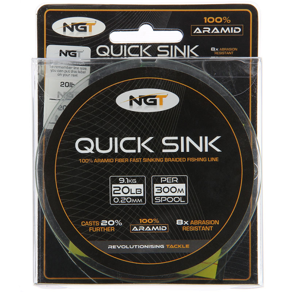 NGT Quick Sink Braid Green
