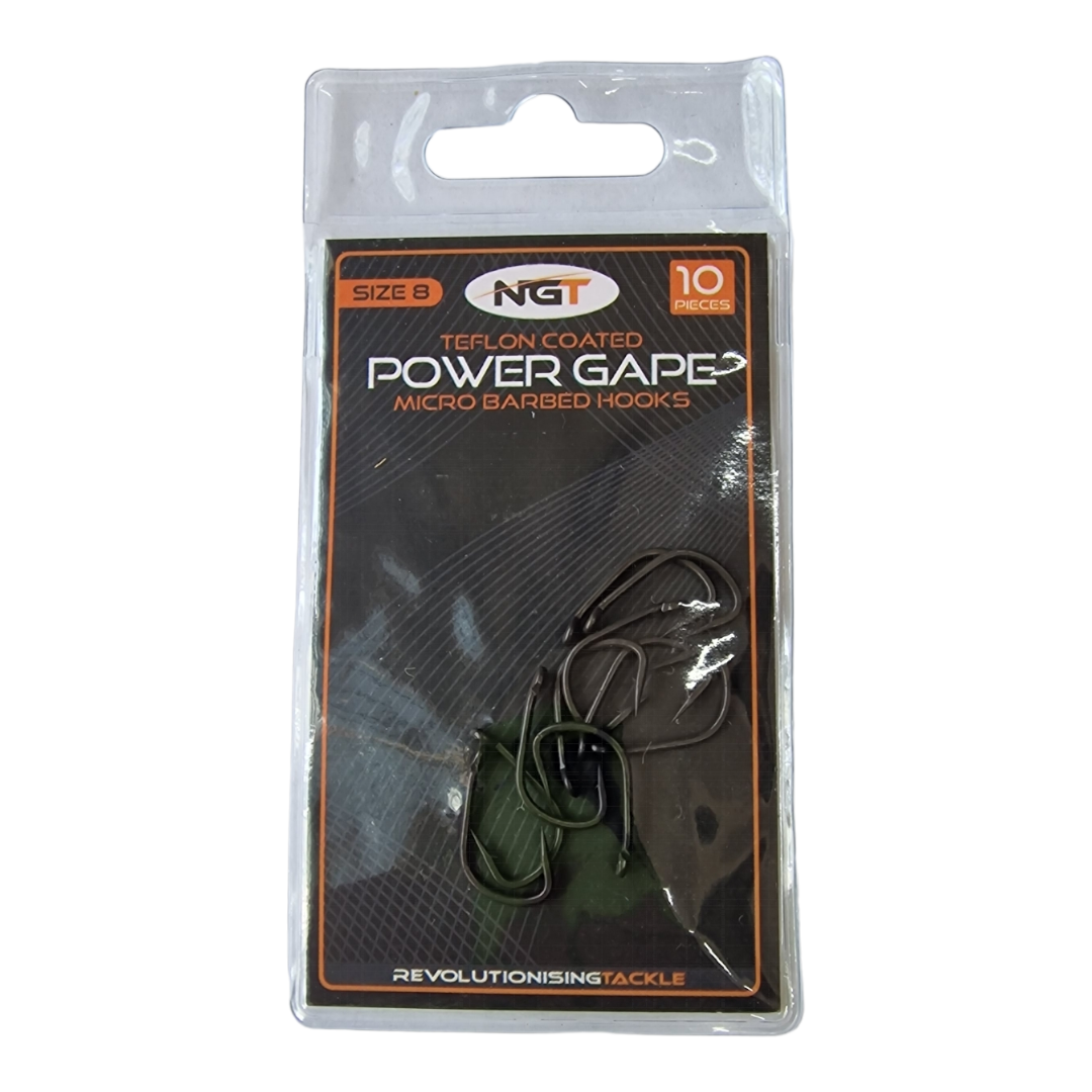 NGT Teflon Coated Power Gape Hooks