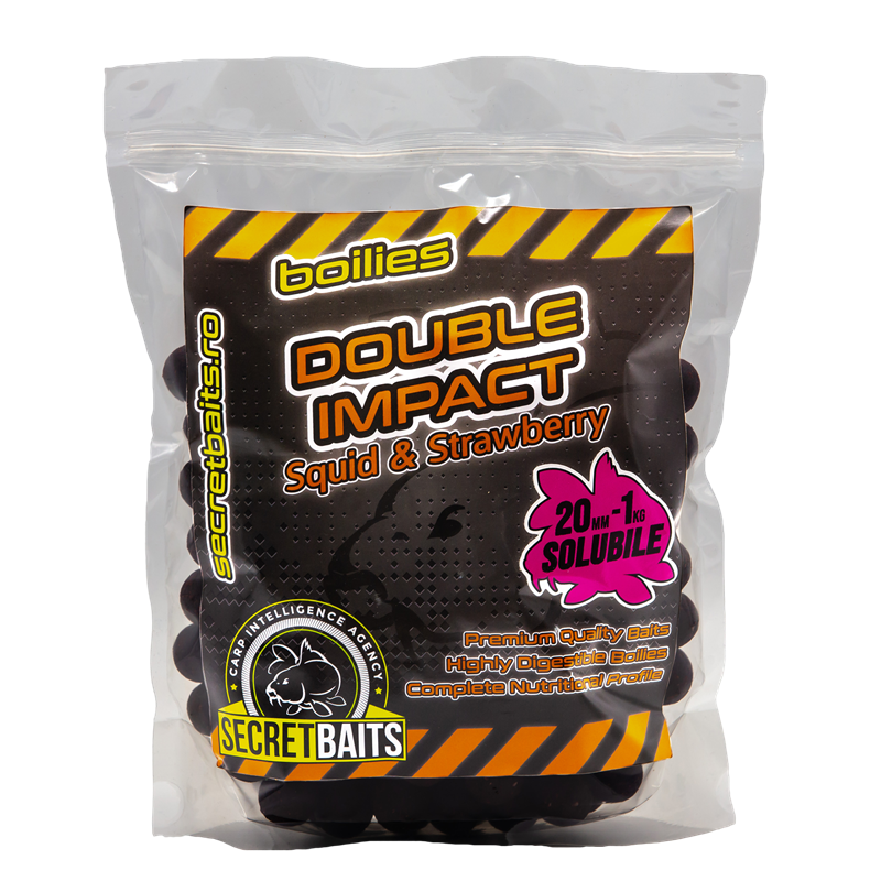 Secret Baits Soluble Double Impact Boilies