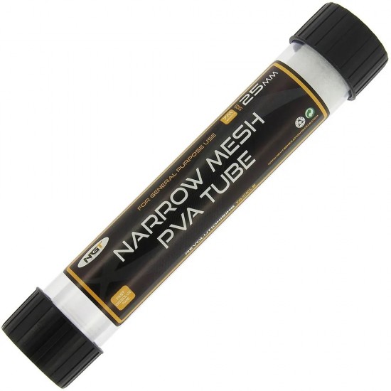 NGT PVA Tube - Narrow (25mm) 7m with Plunger
