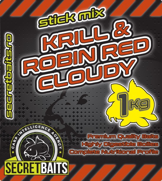 Secret Baits Krill & Robin Red Cloudy Stick Mix