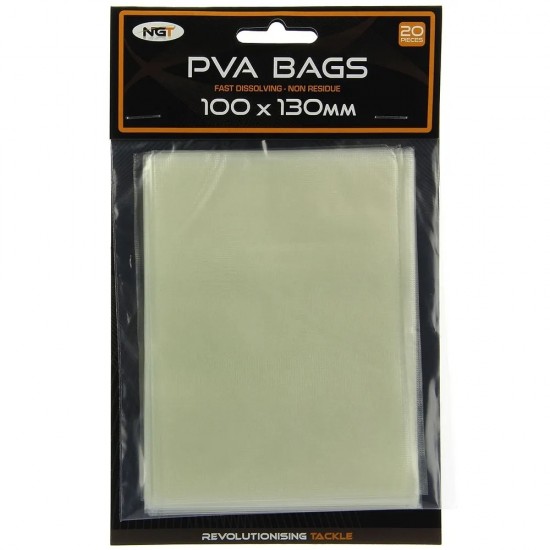 NGT PVA bags - 70x130mm Bags