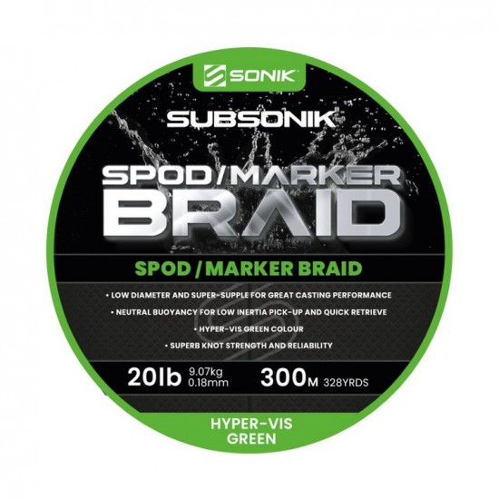 Sonik Spod/Marker Braid 0.18mm 300m